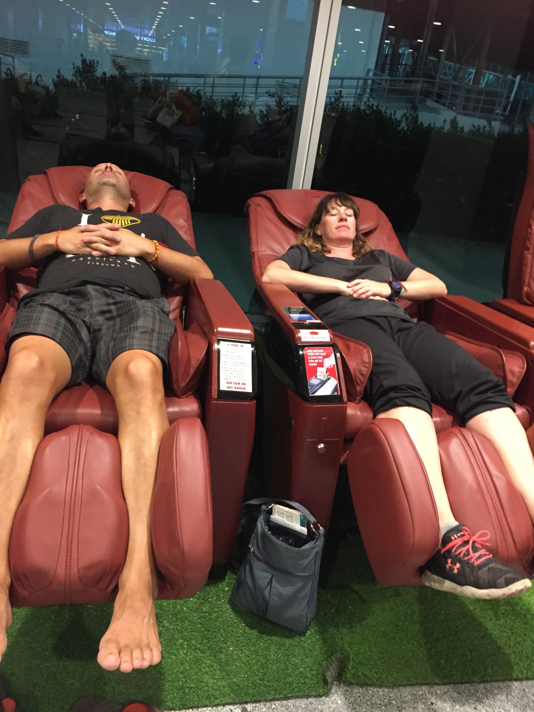 Preparing for the long journey home.